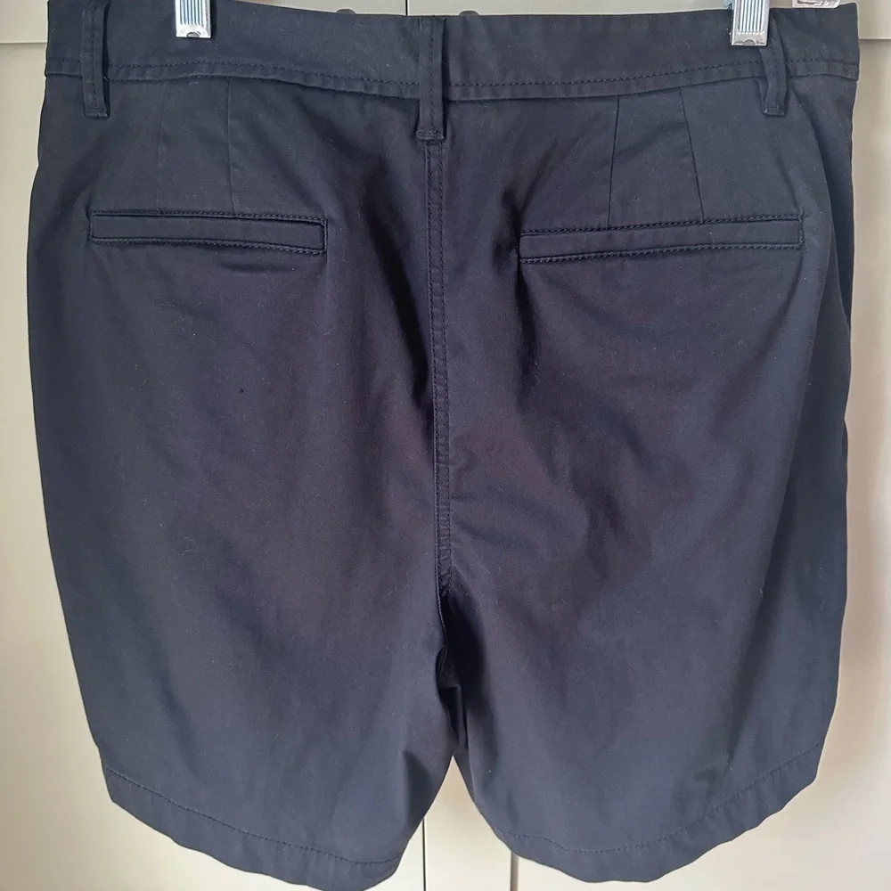 EUC TALBOTS Black Relaxed Chino Shorts Sz 12. No flaws, just too big for me.